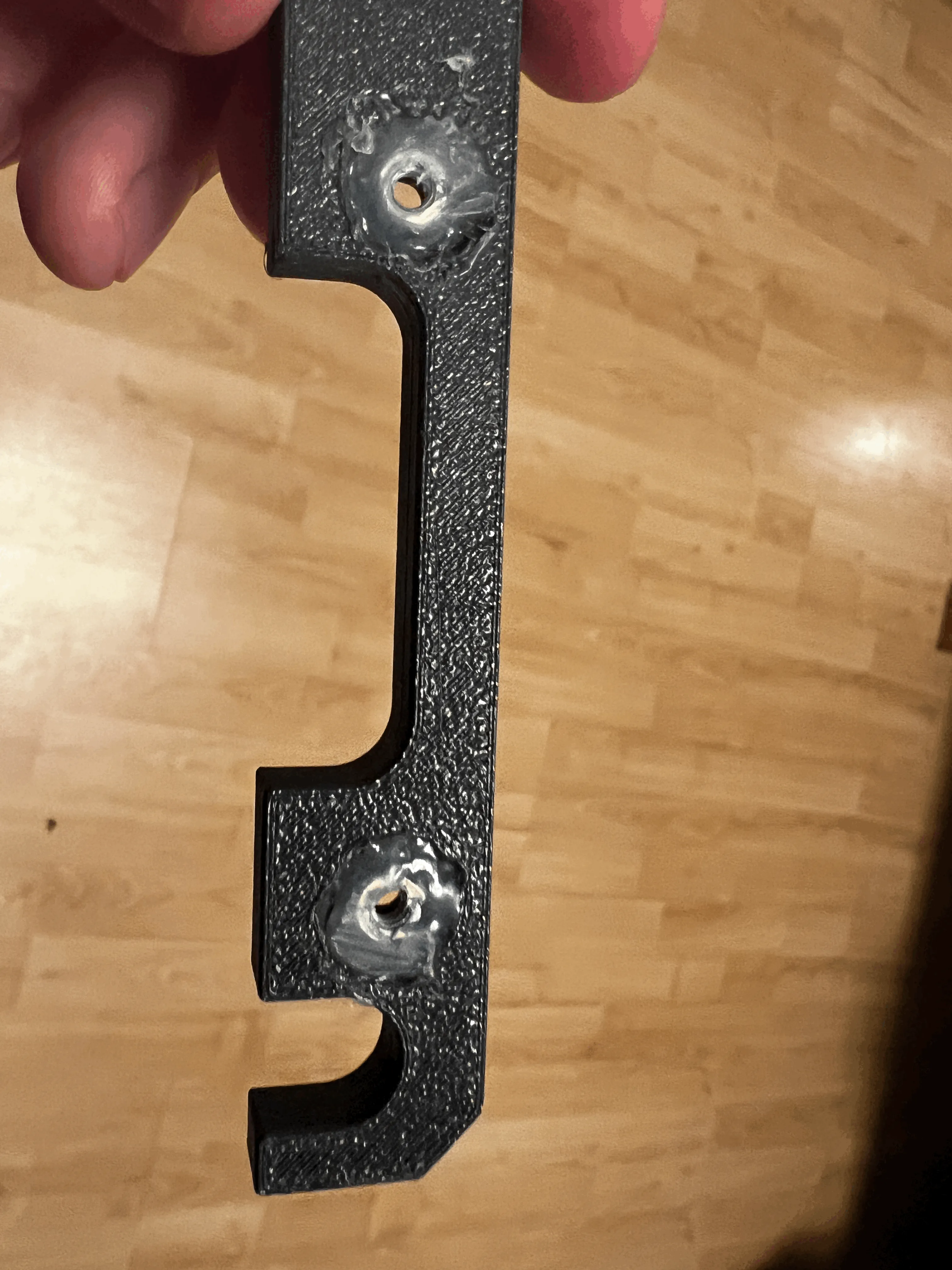 add a little hot glue to fix the nuts